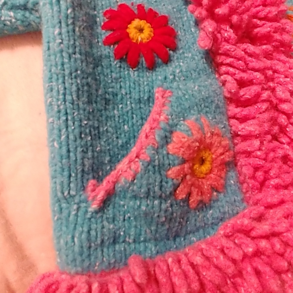 N.W.A CRAFTS TODDLER'S KNITTED JACKET 4T - Picture 4 of 7